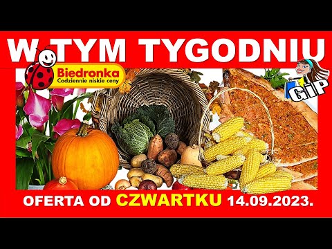 BIEDRONKA | Gazetka Promocyjna od Czwartku 14.09.2023. |