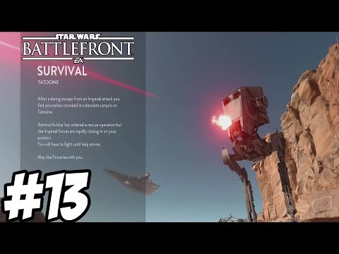 Star Wars Battlefront - Missions Gameplay Walkthrough Part 13 - Survival Tatooine [ 1080p 60fps ]