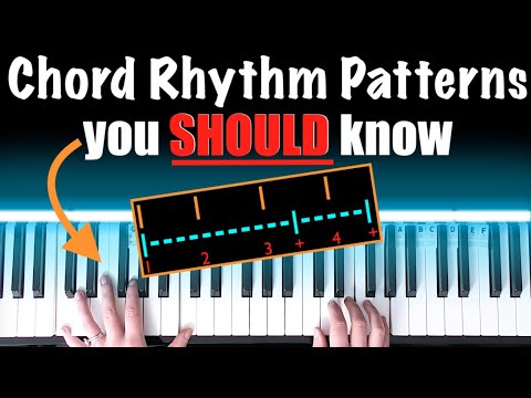 6 Rhythm Patterns for Piano Chords