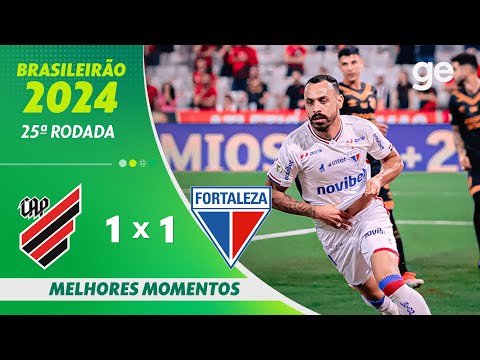Gols e lances de Athletico Paranaense x Fortaleza
