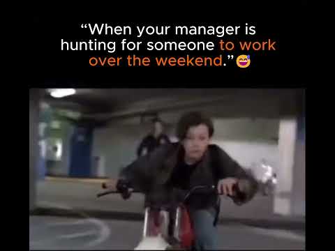 #WeekendWork #OfficeLife #RelatableAF #WorkMemes #BossProblems #POVWork #OfficeHumor #NoThanks