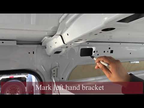 Ranger Design Van Shelving install in Ford Transit