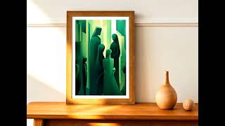 Transform Your Space with Sacred Structure: Elegant Islamic Wall Art for Faith & Family...