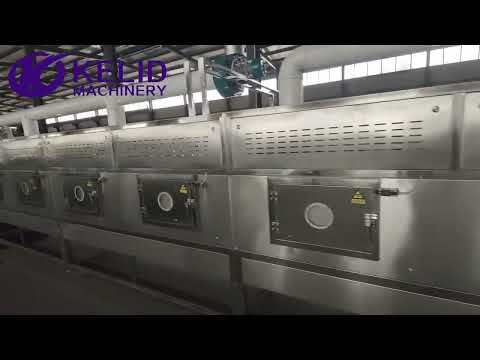 Continuous black soldier fly larvae drying machine #insectdryer #bsfl #blacksoldierfly