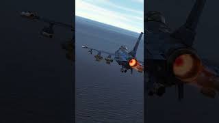 ボートに爆撃する航空自衛隊F-2A戦闘機【DCSWorld】