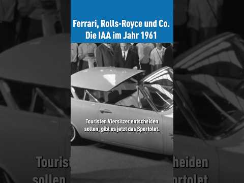 So sah die IAA 1961 aus! 🤯🚘
