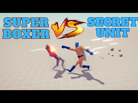 SUPER BOXER vs SECRET UNITS SAITAMA - Totally Accurate Battle Simulator TABS