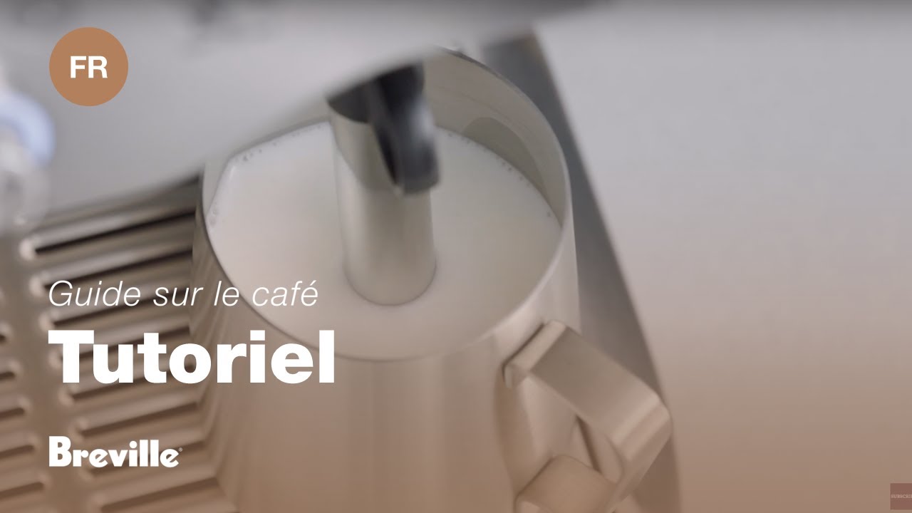 Guide didactique du café Breville - Comment régler la température et la texture du lait