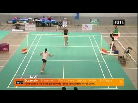 Le badminton club d'Oullins dans le top 12