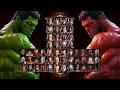 Mortal Kombat 9 HULK RED HULK Expert Tag Ladder Gameplay 1080p 60ᶠᵖˢ