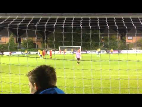 Amongst Hayes & Yeading Utd supporters at Staines Town