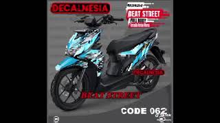 Download lagu Modifikasi Stiker Decal Motor HONDA Beat Street New 2021 2022 Sticker Konsep Keren By Decalnesia mp3
