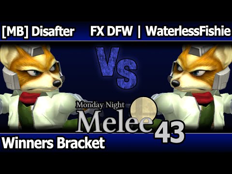 MNM 43 Melee - [MB] Disafter (Fox) vs FX DFW | WaterlessFishie (Fox) - Winners Bracket