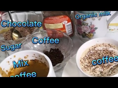 Creamy, Frothy, chocolate sprinkles/Hot Coffee/ at home/ Fahmi's Cook My VLog