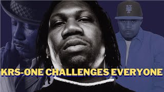 KRS-One Says He Will Destroy Any Emcee - Challenges Nas And Big Daddy Kane!