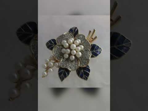Fabric Ribbon Pin Brooch at Rs 35/piece, Pin Brooches in Palghar