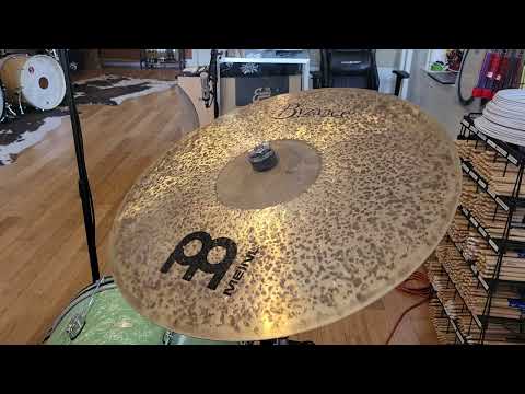(SOLD) Cymbals - Meinl Byzance 22" Dark Raw Bell Ride
