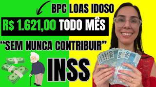 IDOSO PODE RECEBER R$ 1 621,00 TODO MÊS SEM NUNCA TER CONTRIBUÍDO BPC LOAS
