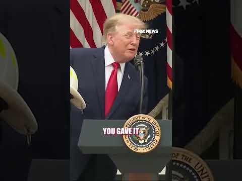 Trump jokes he could have used fire helmet during Butler assassination attempt #shorts