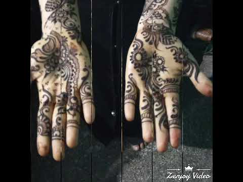 Full hand Indian mehndi design 2019