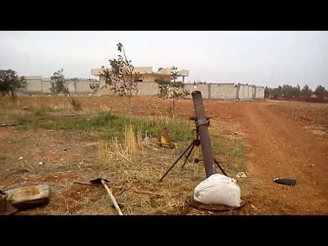 استهداف مقرات النظام في قرية الكم بقذائف الهاون من قبل لواء الصمود في ريف حمص الشمالي