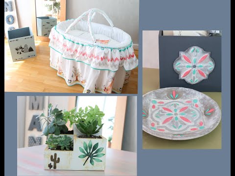 ManosalaObraTv 2019 Programa 13 - Sellos sobre Tela - Papel Mache - Pintura Tiza - Decoupage