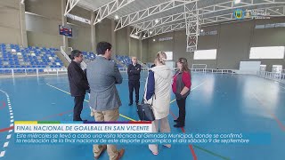 En Gimnasio Municipal de San Vicente se realizará Copa Goalball rumbo a Santiago 2023