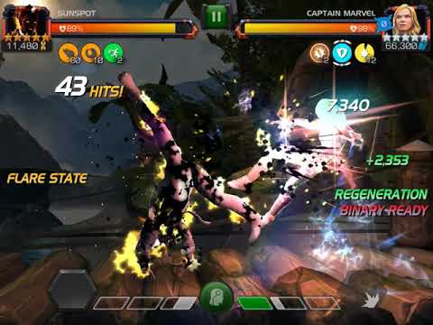 5 Star Rank Five Sunspot with 10 Flare States Damage Showcase