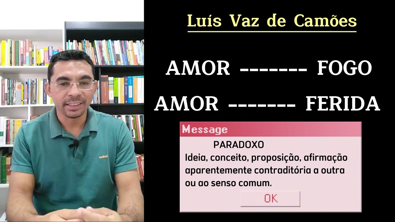 AMOR É FOGO (Análise do poema do Camões)