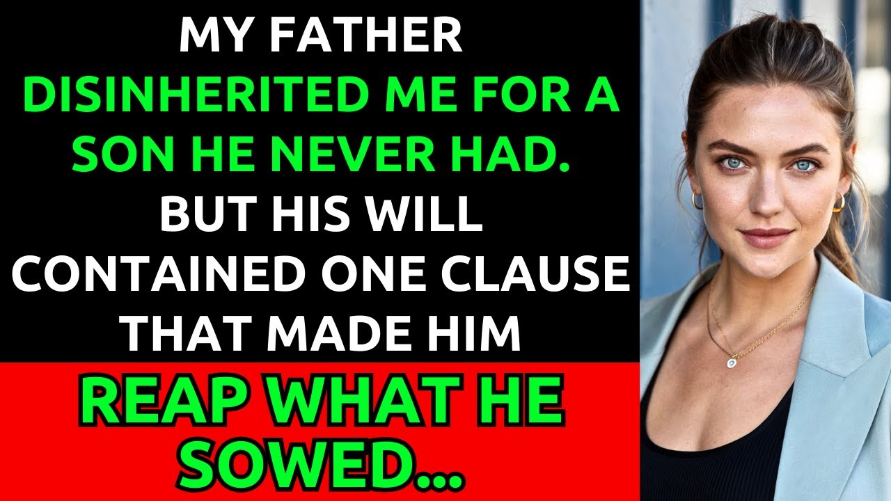 My Father Disinherited Me for a Son He Never Had, But His Will Had One Unexpected Clause