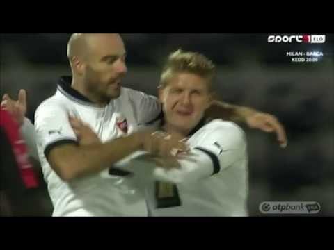 Miroslav Grumic gólja a Budapest Honvéd - PMFC Matias mérkőzésen