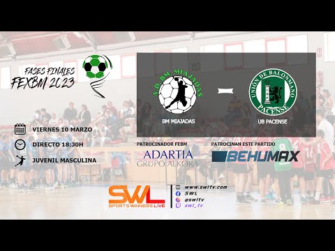 BM Miajadas Vs UB Pacense | Fase Final Juvenil Masculina | 10/03/2023