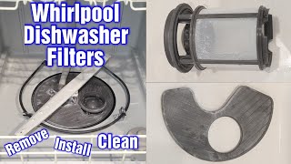Whirlpool Dishwasher Filter How To Remove, Install, & Clean