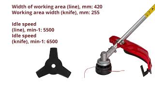 Trimmer TE 4217-2 S WORTEX
