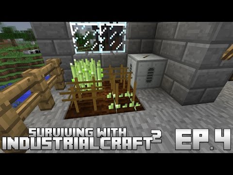 Surviving With IndustrialCraft 2 :: Ep.4 - Cross Breeding Crops