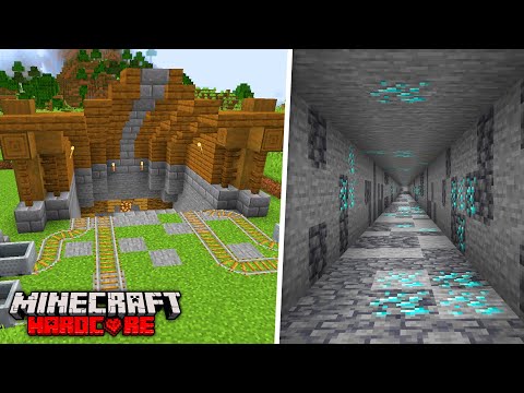 I Built the ULTIMATE Mineshaft for Diamonds in Minecraft 1.19 Hardcore! (#1)