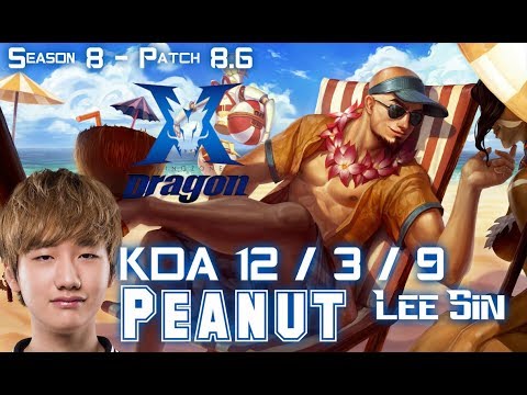 KZ Peanut LEE SIN vs CAMILLE Jungle - Patch 8.6 KR Ranked