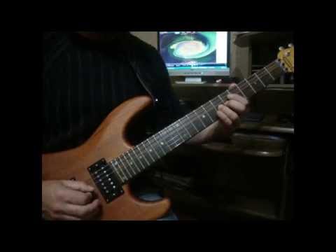 Teste Timbre #2 Guitar Rig 5 Improvisação Am dórico - Fabiano Rodriguo