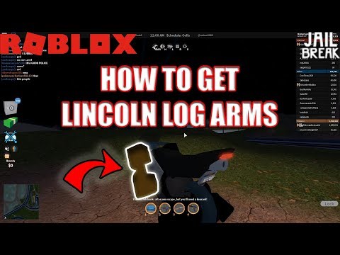 How To Get Lincoln Log Arms Roblox Jailbreak Apphackzone Com - roblox craftwars best weapon