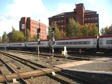 Virgin Trains class 57/3 no.57308 'Tin Tin' departs Chester on 1A55 Holyhead - London Euston