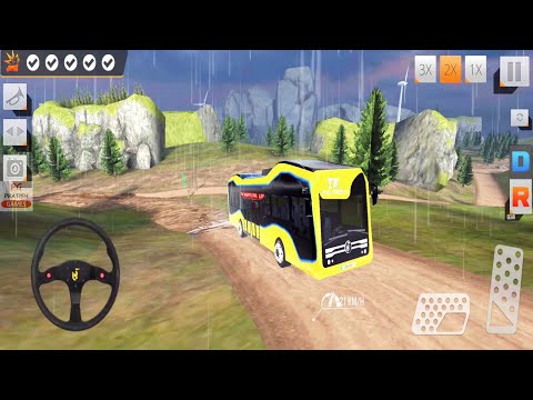 Modern Bus Simulator New Parking Games - #4 Offroad Bus Games - Android Gameplay
