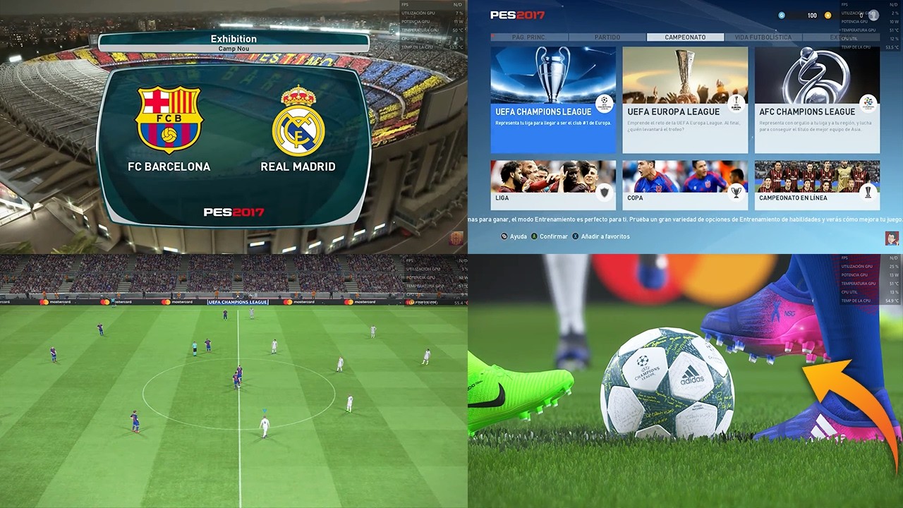 😲 INCREIBLE PES 2O17 de XBOX 360 Port NATIVO PARA ANDROID CON TODOS LOS MODOS DE JUEGO 🔥