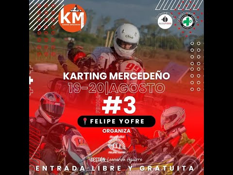 EN VIVO   - #3Fecha del Karting Mercedeño -  Felipe Yofre  - #karting  #corrientesargentina