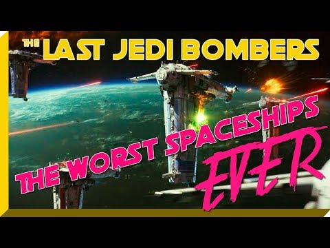 Star Wars: The Last Jedi Bombers. The Worst Spaceships EVER!