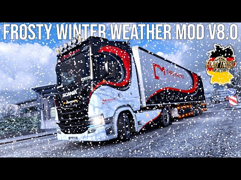 ETS2 Frosty Winter Weather Mod v8.0 durch Deutschland [1669] EURO TRUCK SIMULATOR 2