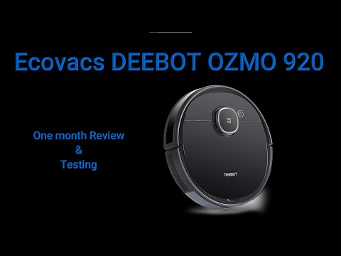Deebot Ozmo 920 robot vacuum review after one month.