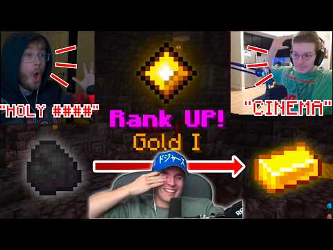 LUDWIG FINALLY GETS GOLD IN MCSR RANKED (ft Feinberg and Infume lovewatch)