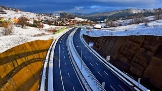 preview picture of video 'droga ekspresowa S69 - odcinek Zwardoń (granica państwa) - Milówka - urokliwa trasa !!!'