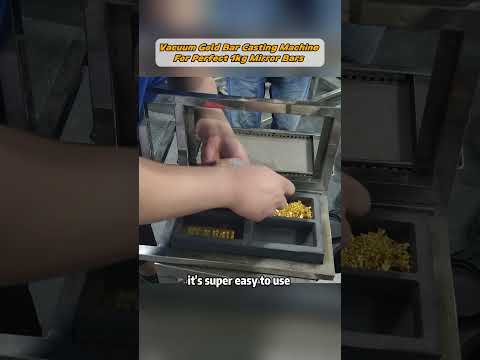 Vacuum Gold Bar Casting Machine – For Perfect 1kg Mirror Bars