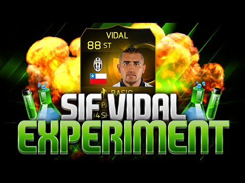 STRIKER SIF VIDAL EXPERIMENT!!!! FIFA 15 ULTIMATE TEAM